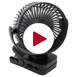 Zephyr Clip Fan with Power Bank, Light & Remote Control