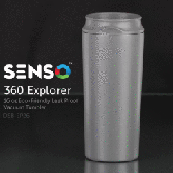 SENSO® 360 Explorer 16 oz Eco-Friendly Leak Proof Vacuum Tumbler